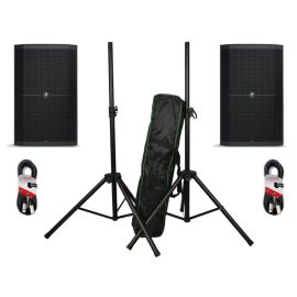 Mackie Thump 215XT Active Speaker Package With Stands and Cables