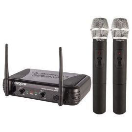 Novopro V20 Twin Handheld VHF Microphone