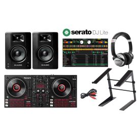 Numark Mixtrack Platinum FX & BX4 DJ Package With Laptop Stand