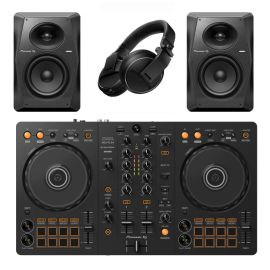 Pioneer DJ DDJ-FLX4, VM-70 + HDJ-X5 Bundle