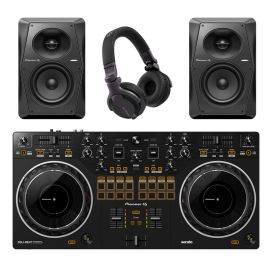 Pioneer DJ DDJ-REV1, VM-50 + HDJ-CUE1 DJ Package