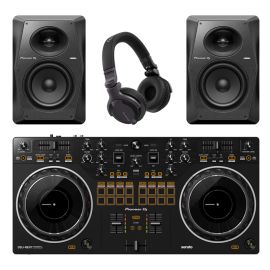 Pioneer DJ DDJ-REV1, VM-70 + HDJ-CUE1 DJ Package