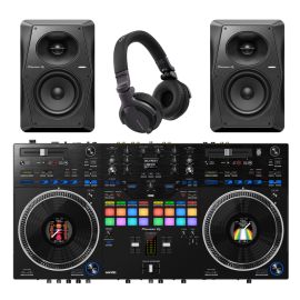 Pioneer DJ DDJ-REV7, VM-50 + HDJ-CUE1 DJ Package