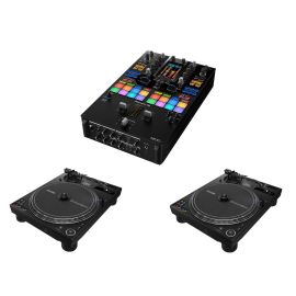 Pioneer DJ 2x PLXCRSS12 & DJMS11 Mixer Bundle
