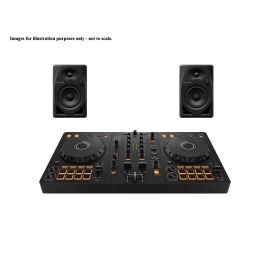 Pioneer DJ DDJ-FLX4 & DM-40D-BT Black
