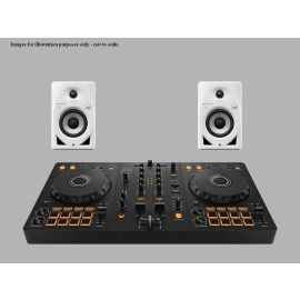 Pioneer DJ DDJ-FLX4 & DM-40D-BT White