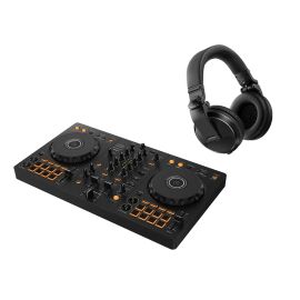 Pioneer DJ DDJ-FLX4 & HDJ-X5 Black