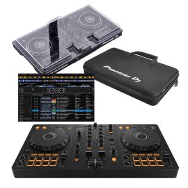 Pioneer DJ DDJ-FLX4 rekordbox Controller + Decksaver + DJC-B Bag