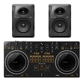 Pioneer DJ DJ DDJ-REV1 + VM-70 DJ Package