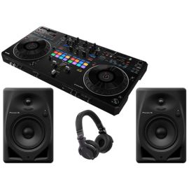 Pioneer DJ DDJ-REV5, DM-50D + HDJ-CUE1 Bundle
