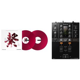 Pioneer DJ DJM-250 MK2 DJ Mixer + Rekordbox DVS Control Vinyl (Red)