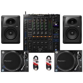 Pioneer DJ PLX-1000 (PAIR) & DJM-A9 & VM-70 (PAIR) & CABLES