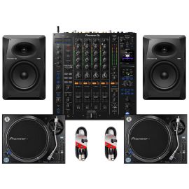 Pioneer DJ PLX-1000 (PAIR) & DJM-A9 & VM-80 (PAIR) & CABLES