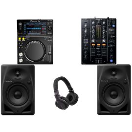 Pioneer DJ XDJ-700, DJM-450, DM-50D + HDJ-CUE1