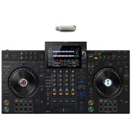 Pioneer DJ XDJ-AZ + DJ TechTools Chroma Drive USB (Chrome) 128GB