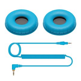 Pioneer HC-CP08-L Cable And Ear Pads For HDJ-CUE1 (Blue)