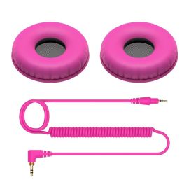Pioneer HC-CP08-V Cable And Ear Pads For HDJ-CUE1 (Pink)