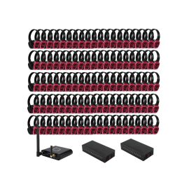 Q-Audio 100 Way Silent Disco Bundle – 100 Headsets + Bluetooth Transmitter + Dual Chargers