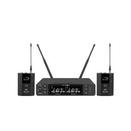Q-Audio QWM-1960 V3 BP True Diversity Belt Pack Wireless Mic System (863–865MHz)