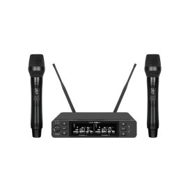 Q-Audio QWM-1960 V3 HH True Diversity Hand Held Wireless Mic System (606-614MHz)