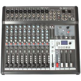 Q-Audio Q-MIX 12FX 12-channel mixer with effects and USB