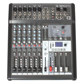Q-Audio Q-MIX 8FX 8-channel mixer with effects and USB