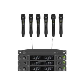 Q-Audio QWM-1970 6 Way Handheld System with ADU