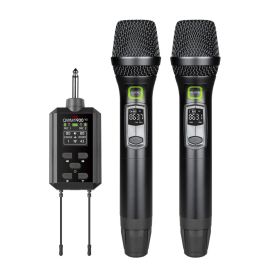 Q-Audio QWM 1900 V2 HH Dual Wireless Handheld Microphone System