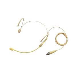 Q-Audio HSM-TA4 Beige Headworn Microphone with TA4 Connector