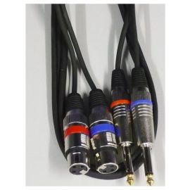 QLX Pro 2 Female XLR - 2 1/4'' Jack 3 Metre Signal Lead