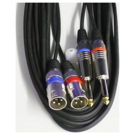 QLX Pro 2 Male XLR - 2 1/4'' Jack 3 Metre Signal Lead