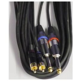 QLX Pro 2 Phono Plug - 2 1/4'' Jack 5M Signal Lead