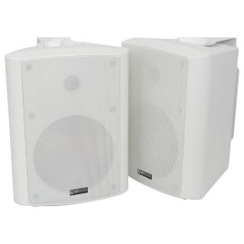 QTX BC6W 6.5inch Stereo Speakers White Pair