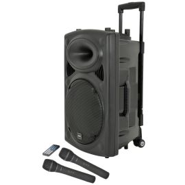 QTX QR12PA Portable PA Speaker with TWS & UHF Wireless Microphones