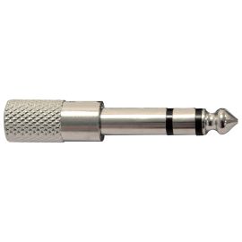 QTX 3.5mm Jack - 6.35mm Jack Stereo Metal Adaptor
