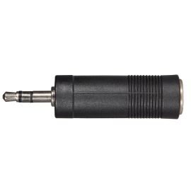 QTX 3.5mm Stereo Jack Plug to 6.3mm Stereo Jack Socket
