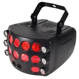 QTX Butterfly Effect 3-in-1 LED & Laser Effect Light