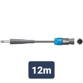 QTX Essential Speaker Lead Speakon - Jack 12.0m