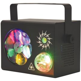 QTX Gobo Fireflash 4-in-1 LED & Laser Effect