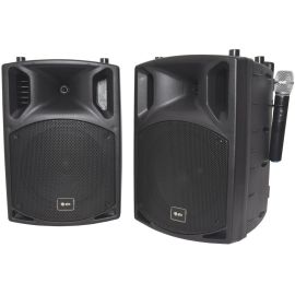 QTX PAV10 Portable PA Set with UHF Mics, Bluetooth® & DVD