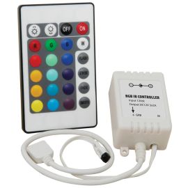 QTX RGB Tape Controller with 24 KEY Infra Red Remote