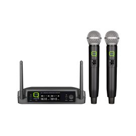Q Audio QWM-11 V2 Dual UHF Handheld Mic System 863.7-864.9