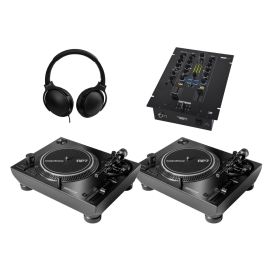 Reloop RP-7 Turntables (Pair) with RMX-22i Mixer – Professional DJ Bundle