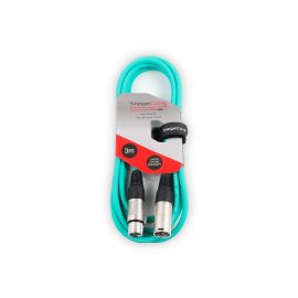 StageCore CORE350LU3-GR Male XLR - Female XLR 3M Green
