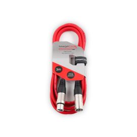 StageCore CORE350LU3-RD Male XLR - Female XLR 3M Red