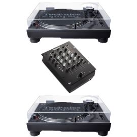 Technics SL1210 MK7 Turntables and Numark M4 Mixer Package