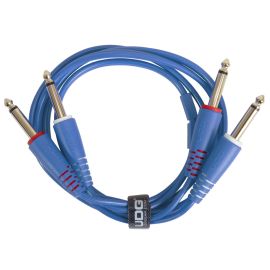 UDG Audio Cable Set 1/4'' Jack - 1/4'' Jack Blue Straight 1.5M Blue