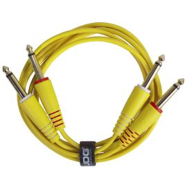 UDG Audio Cable Set 1/4'' Jack - 1/4'' Jack Yellow Straight 1.5M