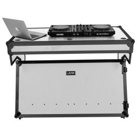 UDG FlightCase Portable Z-Style DJ Table (White)