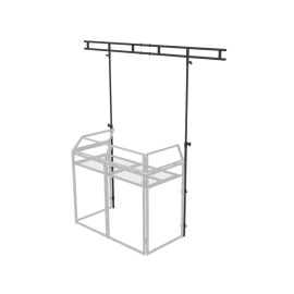 Ultimax DJBoothGP BK DJ Booth Goal Post System